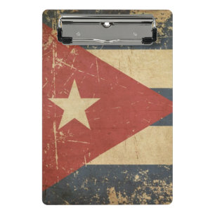 Mini Porte-bloc Drapeau plat âgé par Cubain