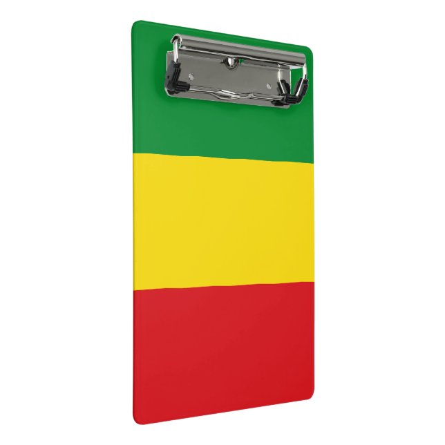 Mini Porte-bloc Drapeau rastafari éthiopien Rasta (Incliné)