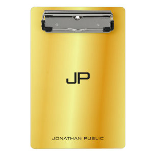 Mini Porte-bloc Elégant Monogramme Modèle moderne sur mesure