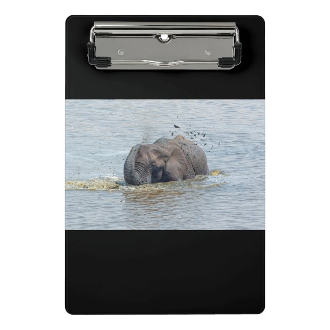 Mini Porte-bloc éléphant de bain (Devant)