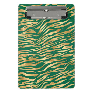 Mini Porte-bloc Emerald et Gold Safari Series Design 2