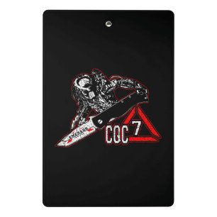 Mini Porte-bloc Emerson Knives CQC-7 Predator White Golf Towne Not