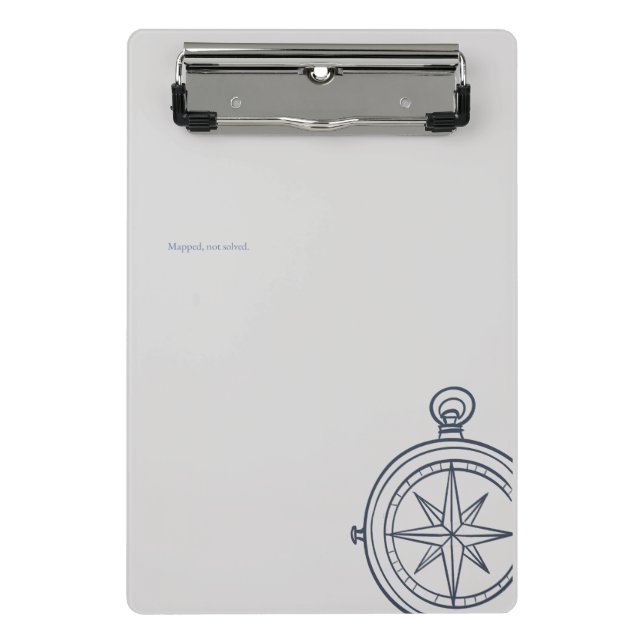 Mini Porte-bloc Érudit nocturne moderne dark academia  (Devant)