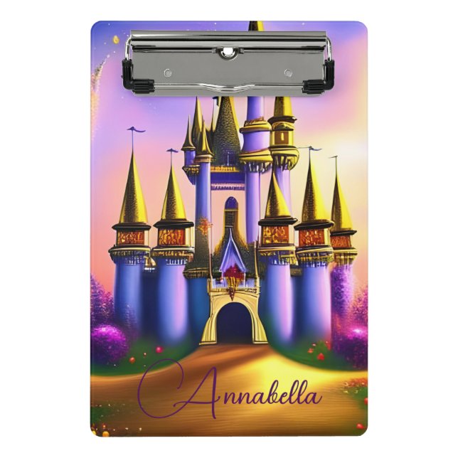 Mini Porte-bloc Fairy Tale Princess Castle Whimsical Girl (Devant)