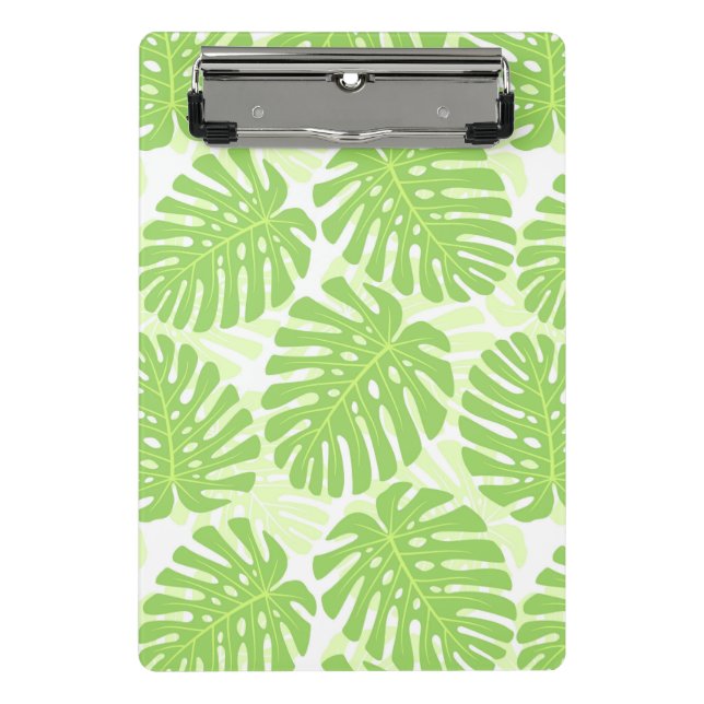 Mini Porte-bloc Feuille de plante tropicale - motif de Monstera (Devant)