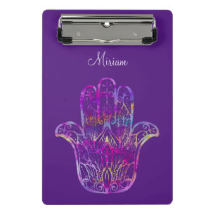 Mini Porte-bloc Filigree Hamsa multicolore
