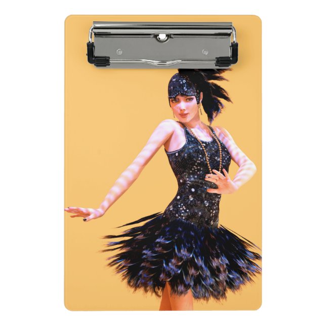 Mini Porte-bloc Flapper Dancing Vintage (Devant)