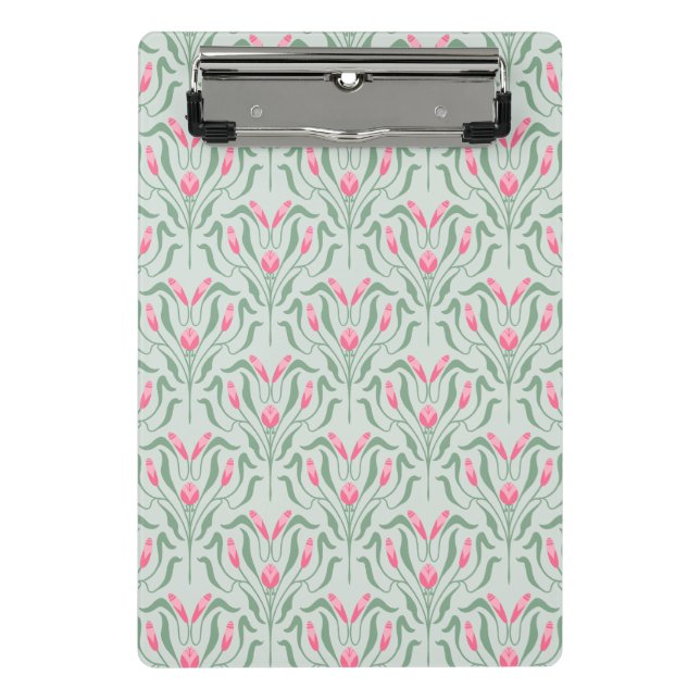 Mini Porte-bloc Fleur Bourgeon Rose Flowy  (Devant)