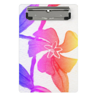 Mini Porte-bloc Fleur colorée et art légume