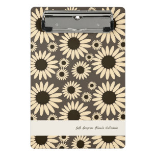 Mini Porte-bloc Fleurs de l'Impératrice Douce Marron