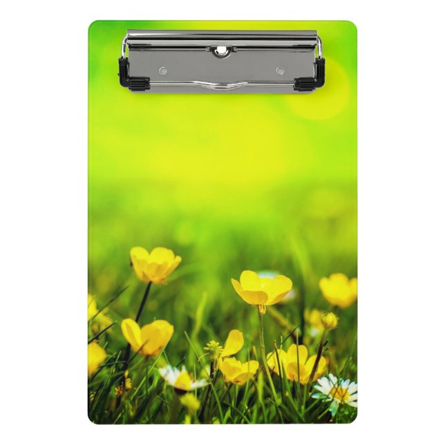 Mini Porte-bloc Fleurs de printemps arrière-plan (Devant)