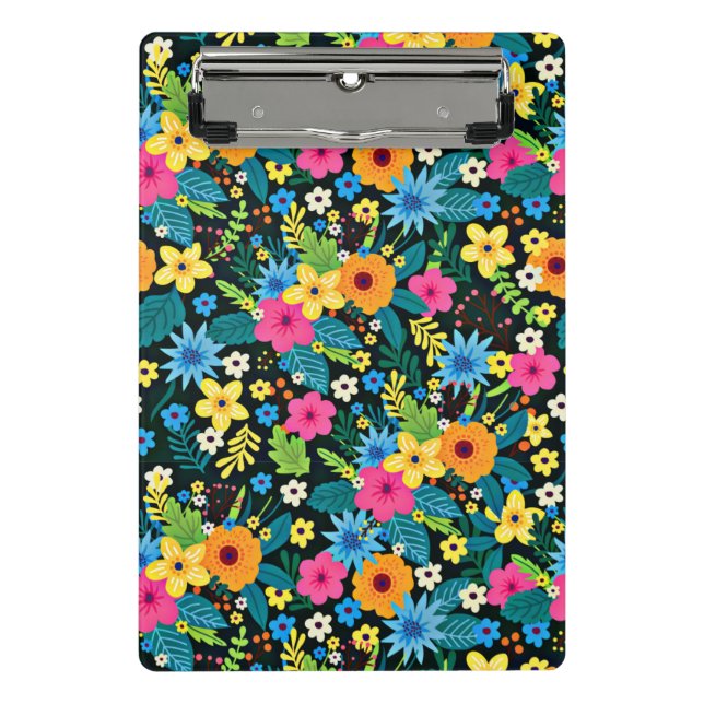 Mini Porte-bloc Fleurs Ditsy Vibrantes Motif Floral-43785 (Devant)