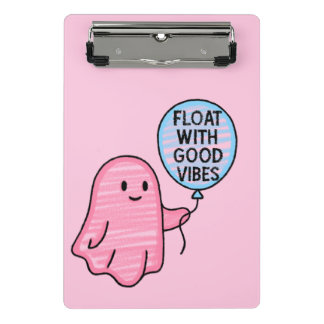 Mini Porte-bloc Flotte avec de bonnes vibes joli design boo mignon