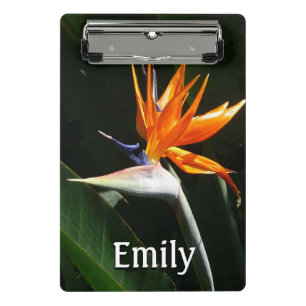 Mini Porte-bloc Flower tropical orange paradise