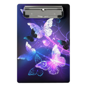Mini Porte-bloc Fond avec papillons de nuit