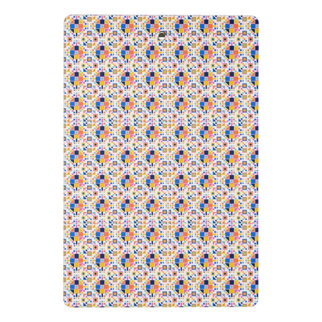 Mini Porte-bloc Front and back view of a clipboard with a vibrant (Dos)