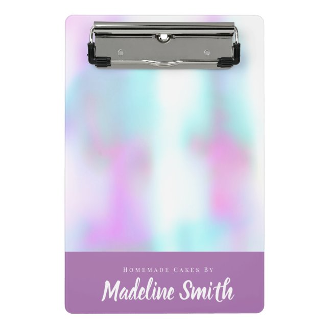 Mini Porte-bloc Fun Abstrait pâtisserie maison (Devant)