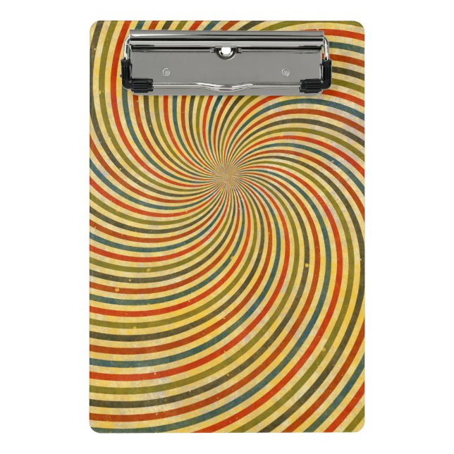 Mini Porte-bloc Funny Retro Grunge Swirl + vos idées (Devant)