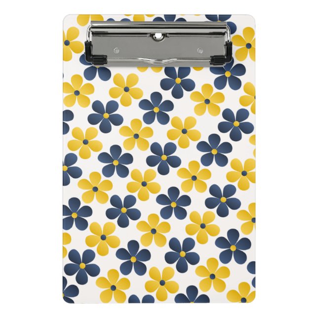 Mini Porte-bloc Fusion florale : Conception Arrière - plan dynamiq (Devant)