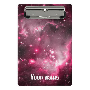 Mini Porte-bloc Galaxie rose de nébuleuse