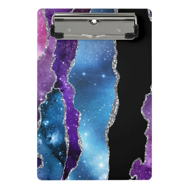 Mini Porte-bloc Galaxy Agate Série Design 7  (Devant)