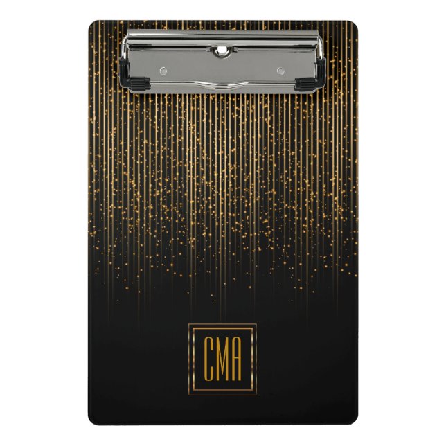 Mini Porte-bloc Galaxy Star Lights avec DO-IT-YOURSELF Monogramme (Devant)