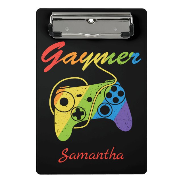 Mini Porte-bloc Gaymer | Rainbow Video Game Controller | Jeux (Devant)
