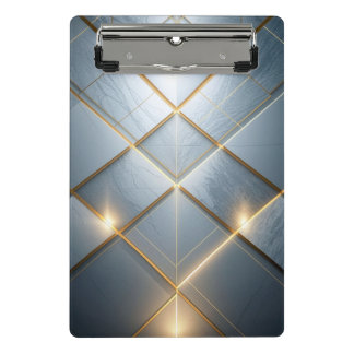 Mini Porte-bloc Géométrie dorée Marbre Luxe Motif