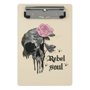 Mini Porte-bloc Goth Skull   Rebel Soul