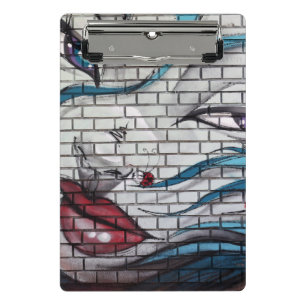 Mini Porte-bloc Graffiti de fille asiatique