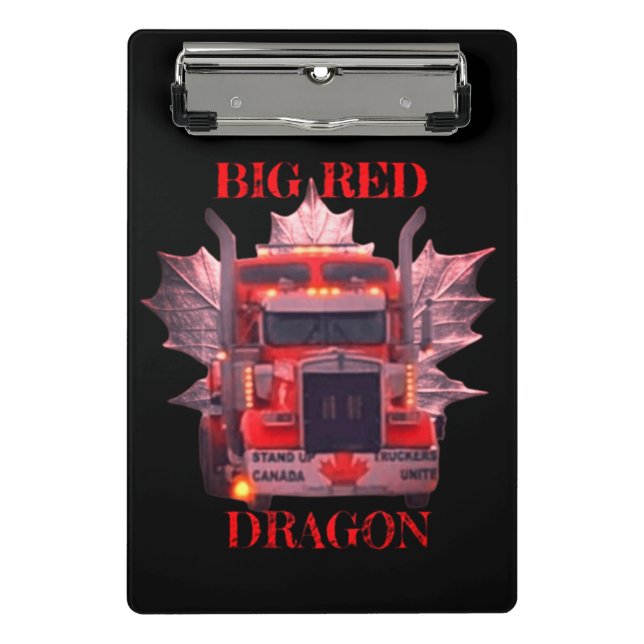 MINI PORTE-BLOC GRAND DRAGON ROUGE (Devant)