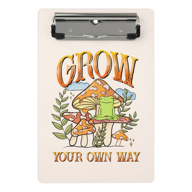Mini Porte-bloc Grow Your Own Way Clipboard (Devant)