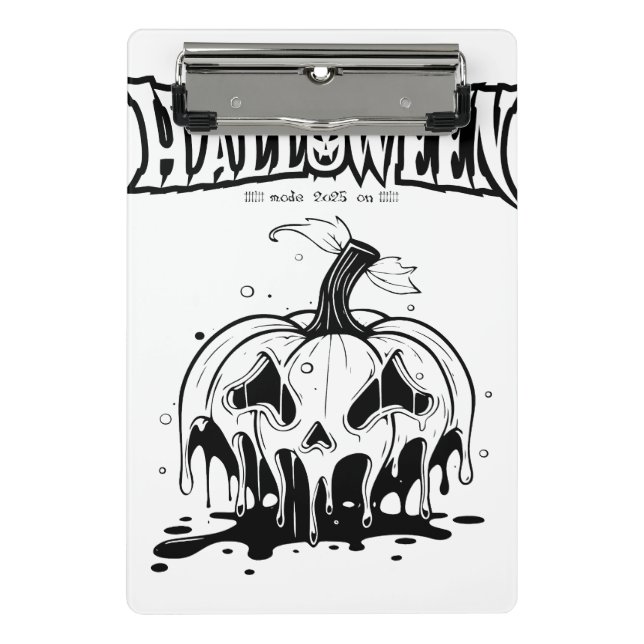 Mini Porte-bloc Halloween 2025 Saison Sombres (Devant)