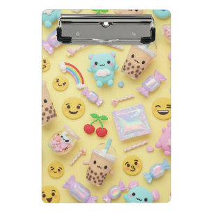 Mini Porte-bloc Harajuku Kawaii Style : Emojis et Nounours par N