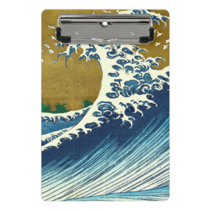Mini Porte-bloc Hokusai Big Wave Japon Art japonais