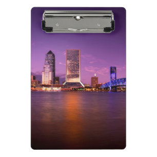 Mini Porte-bloc Horizon de Jacksonville la Floride la nuit