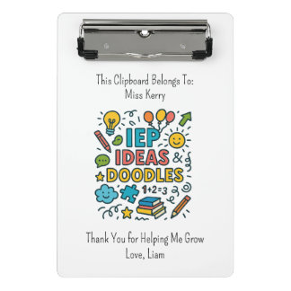 Mini Porte-bloc IEP Ideas, Doodles & Snacks | Inclusion
