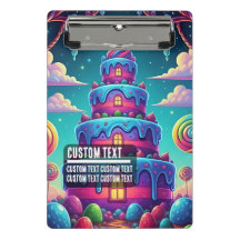 Illustration de gâteau de bonbons fantaisiste avec