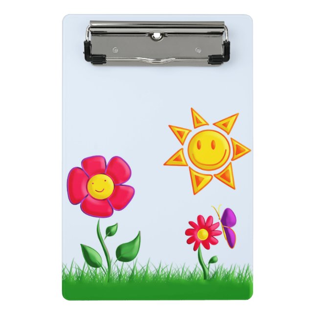 Mini Porte-bloc Illustration de jardin (Devant)
