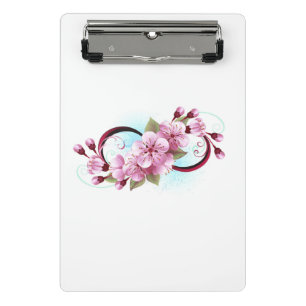 Mini Porte-bloc Infinité avec les fleurs Sakura