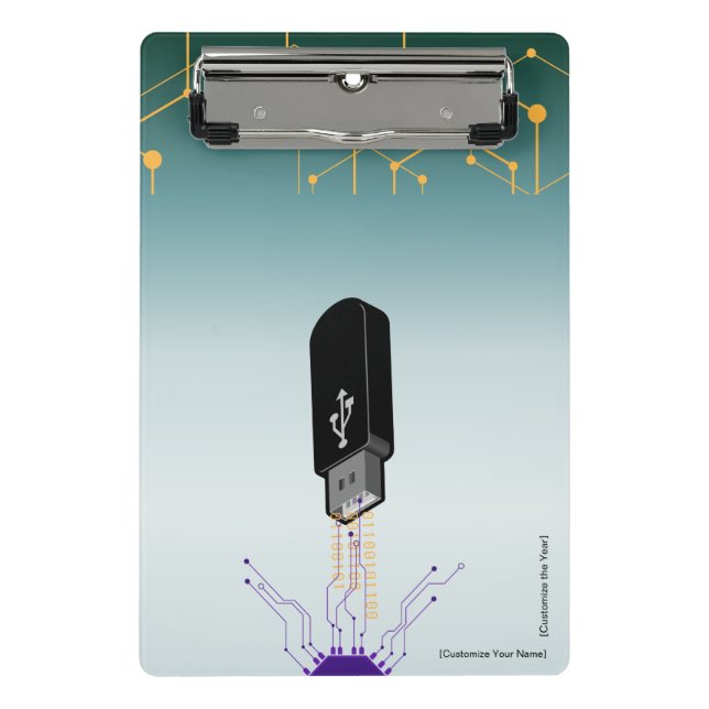 Mini Porte-bloc Informatique  (Devant)
