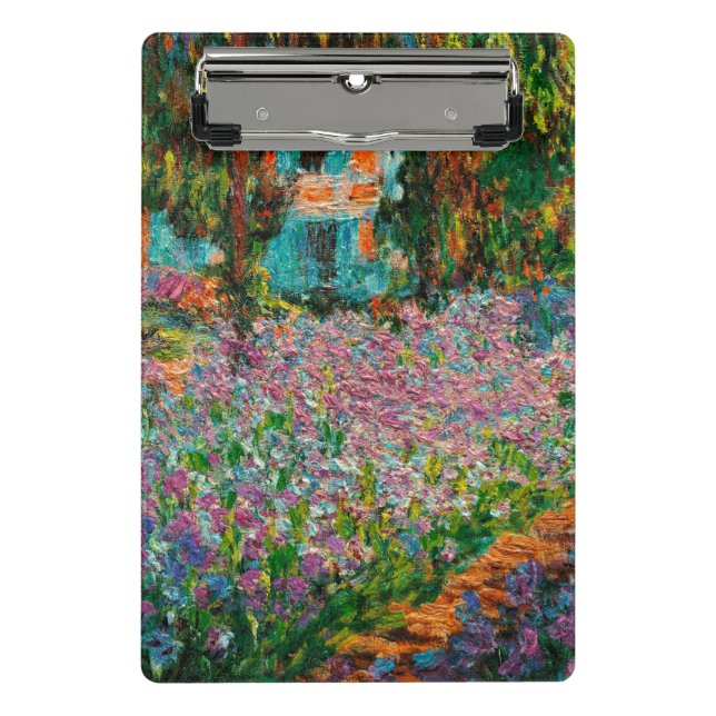 Mini Porte-bloc Irises Monet Garden Fleurs Giverny (Devant)
