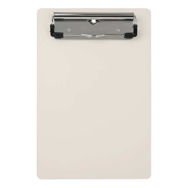 Mini Porte-bloc Ivoire beige crème solide (Devant)