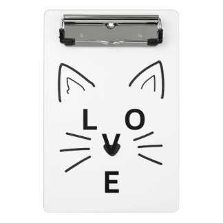 Mini Porte-bloc J'Aime Chat Cute Meow Meow