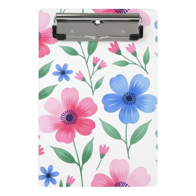Mini Porte-bloc Joie de Fleur d'Eau de Rose (Devant)