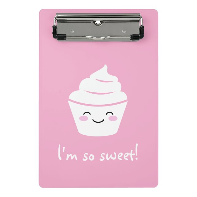 Mini Porte-bloc Joli gâteau animé rose mignon (Devant)