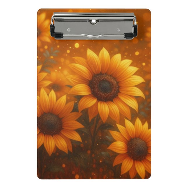 Mini Porte-bloc Journal Tournesol (Devant)
