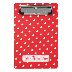 Mini Porte-bloc Joyeuse Saint-Valentin Moderne Motif d'Amour