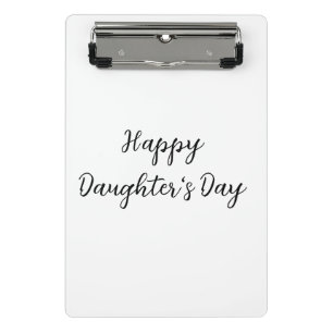 Mini Porte-bloc Joyeux jour de filles si.ple minimum ajouter le no