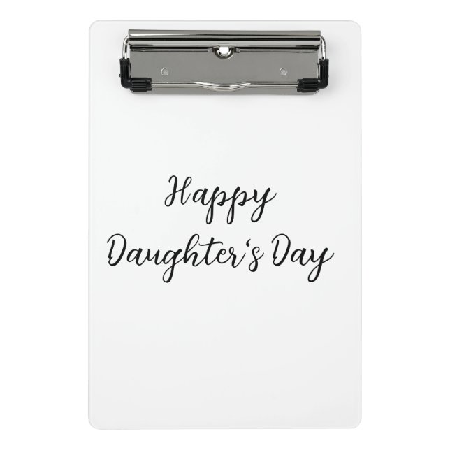 Mini Porte-bloc Joyeux jour de filles si.ple minimum ajouter le no (Devant)
